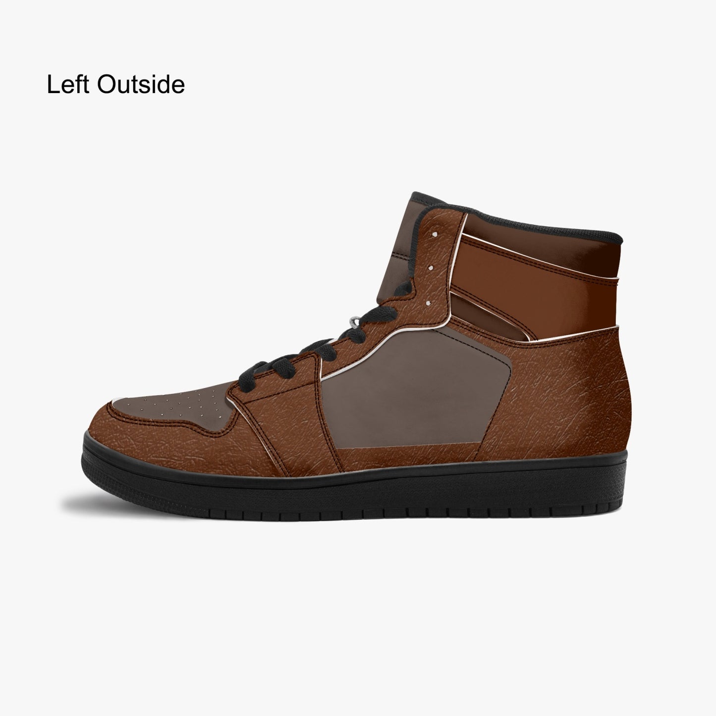 High Top Sneakers Brown