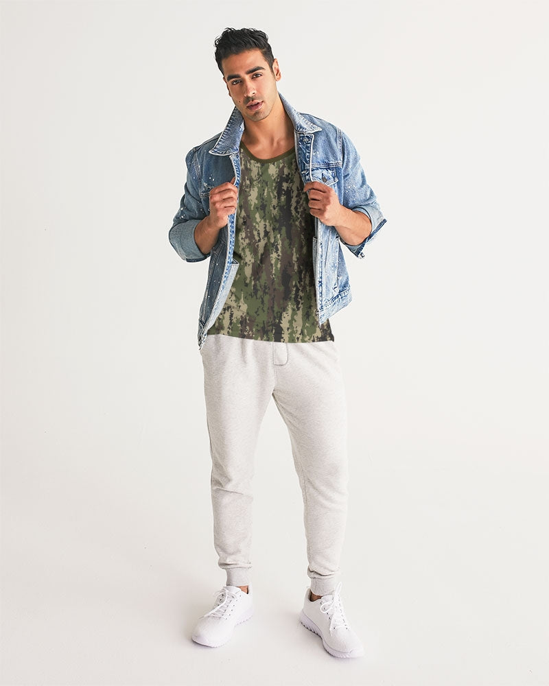 Herren-Tanktop im Camouflage-Muster