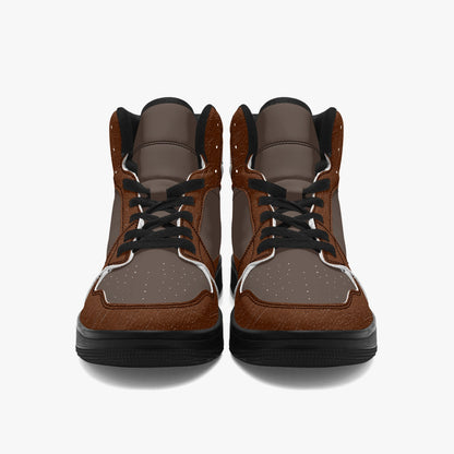 High Top Sneakers Brown