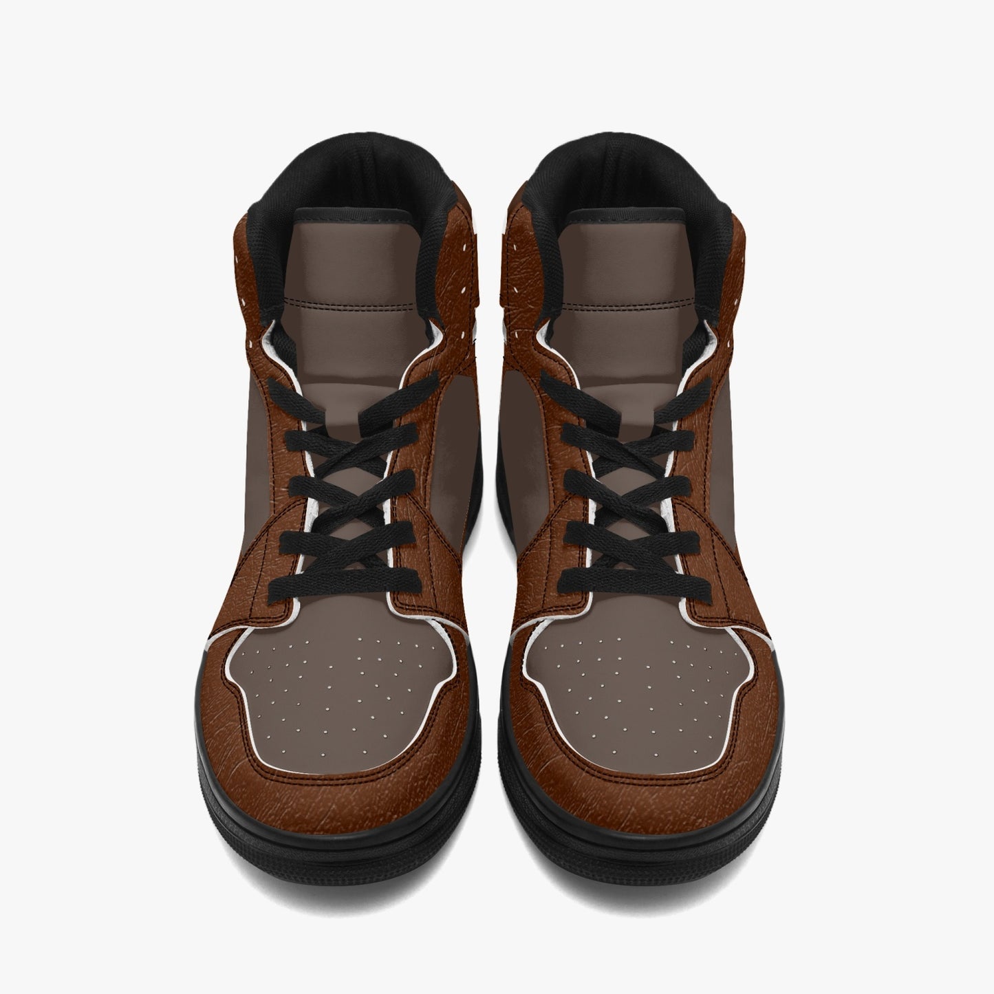 High Top Sneakers Brown