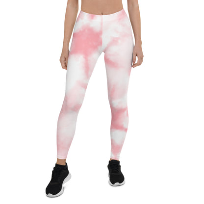 Unsere stilvollen Leggings in Weiß und Rosa