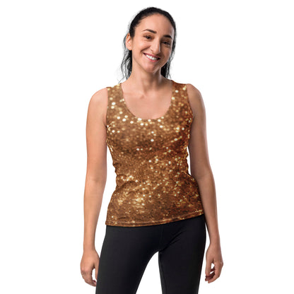 Glitzerndes Tank-Top für strahlende Auftritte